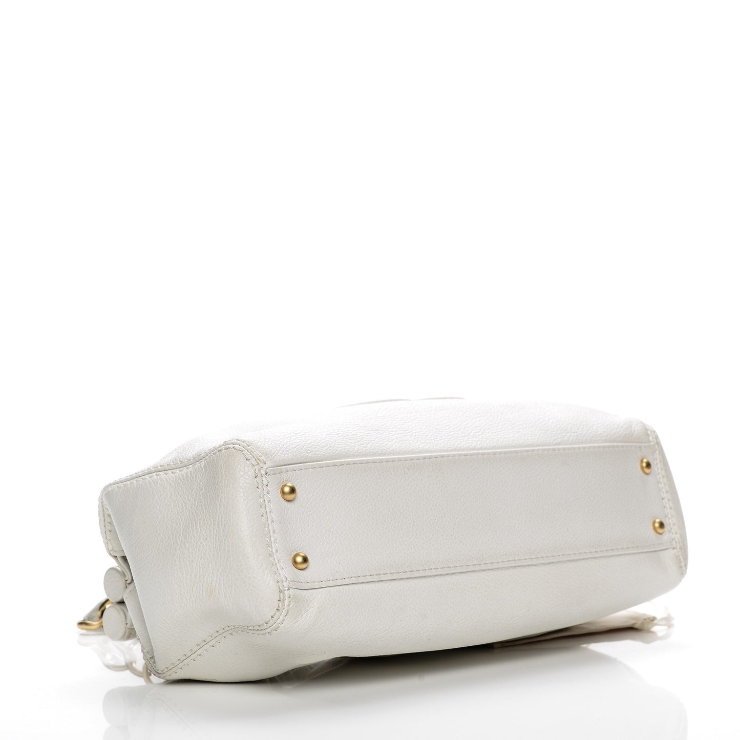 Caviar Shoulder Bag White