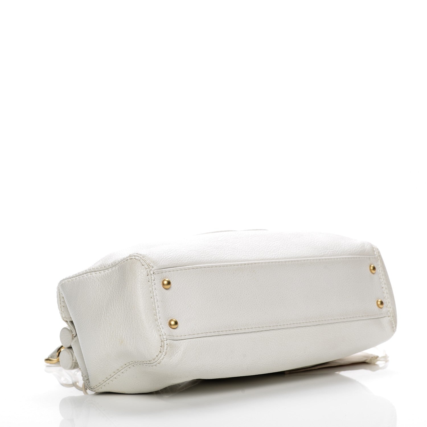 Chanel Caviar Shoulder Bag White 4 of 10