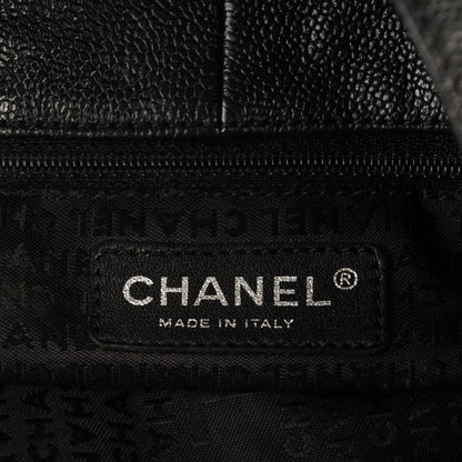 Chanel Distressed Caviar XL Coco Cabas Black 6 of 6