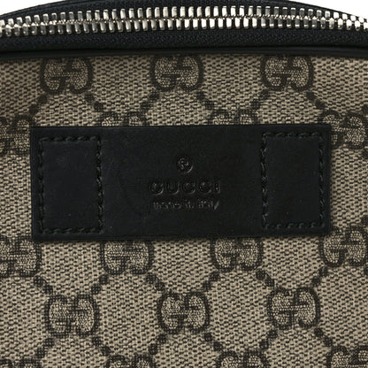 Gucci GG Supreme Monogram Web Belt Bag Black 8 of 10