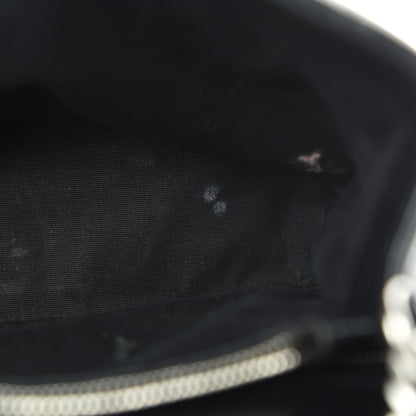 Saint Laurent Calfskin Y Quilted Monogram Medium Loulou Chain Satchel Black 14 of 20