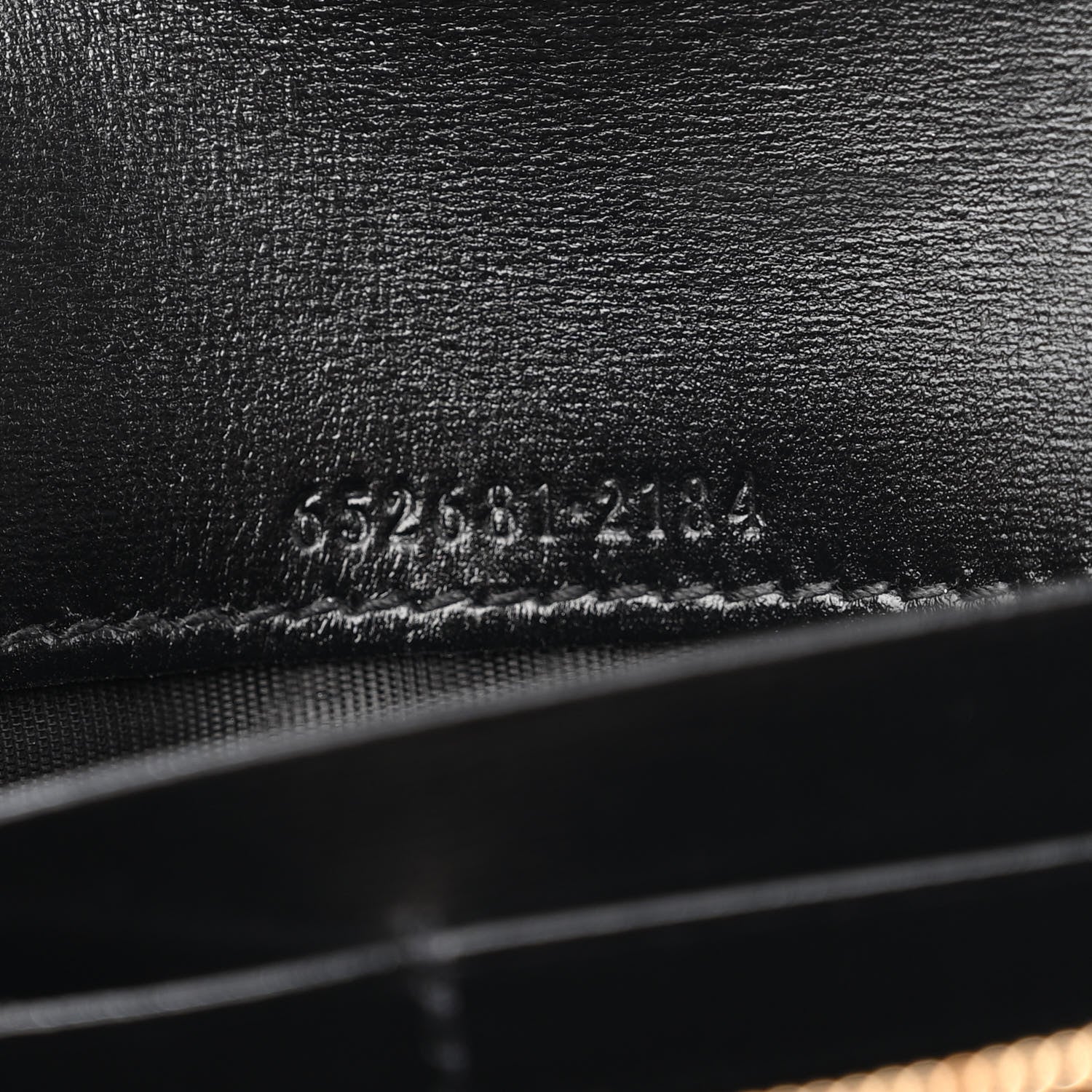 Gucci Calfskin Jackie 1961 Chain Wallet Black 6 of 9