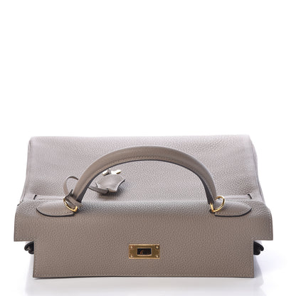 Hermes Togo Kelly Retourne 32 Gris Asphalte 21 of 47