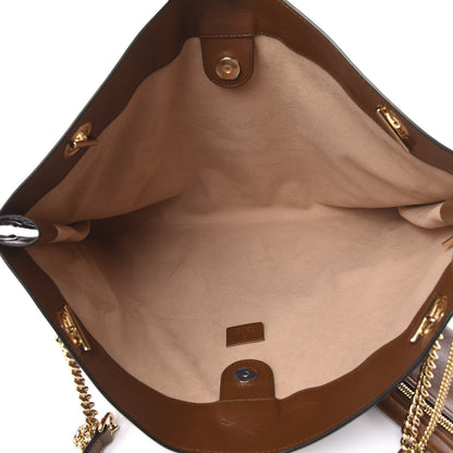 Gucci Calfskin Large Rajah Chain Tote Cuir 6 of 11