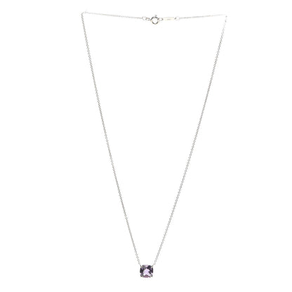 Tiffany Sterling Silver Amethyst Sparklers Pendant Necklace 3 of 6