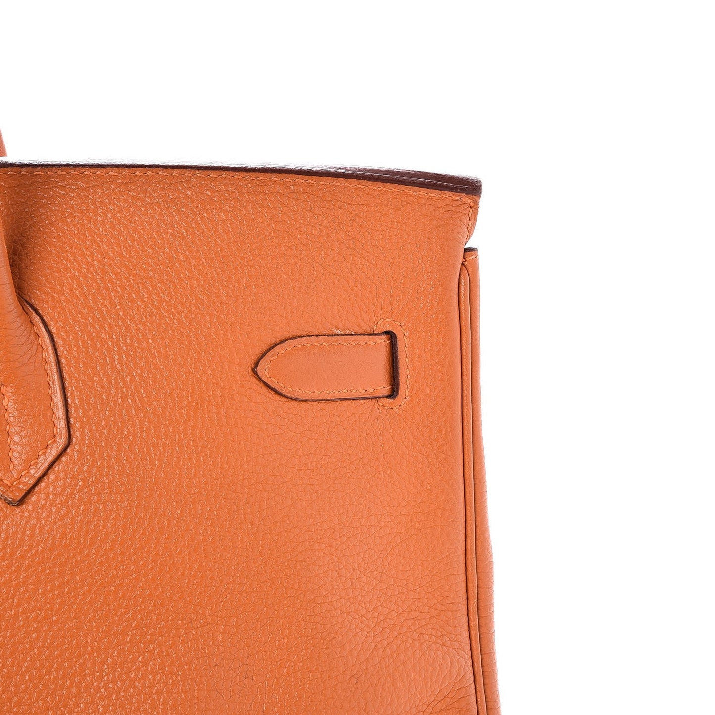 Taurillon Clemence Birkin 40 Orange