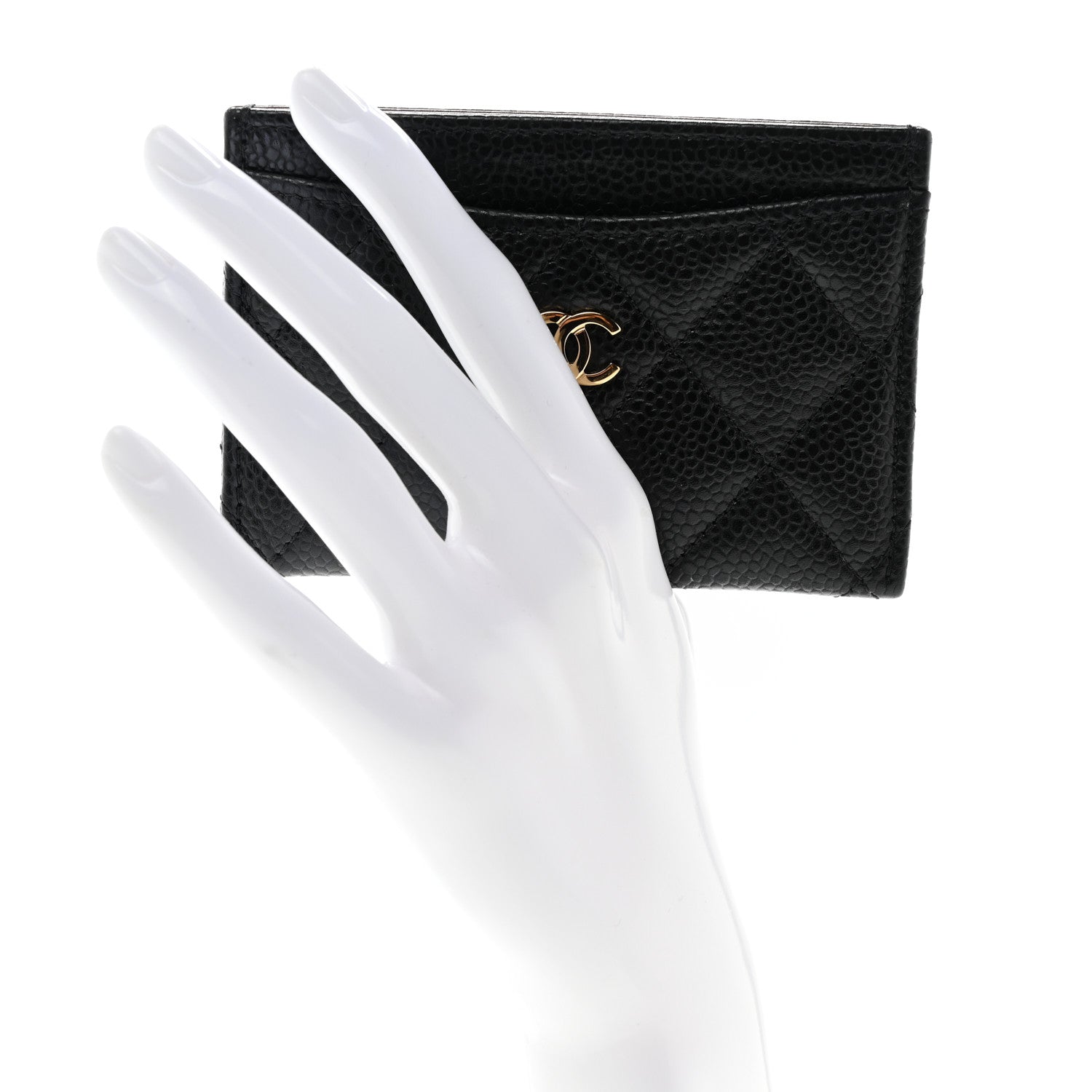 Chanel Caviar Quilted Card Holder Black 2 of 8