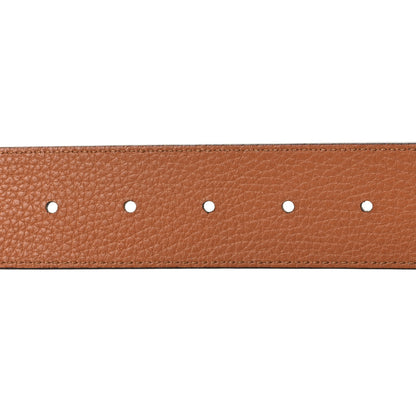 Louis Vuitton Taurillon Calfskin 30mm LV Initiales Reversible Belt 95 38 95 38 Black 4 of 5