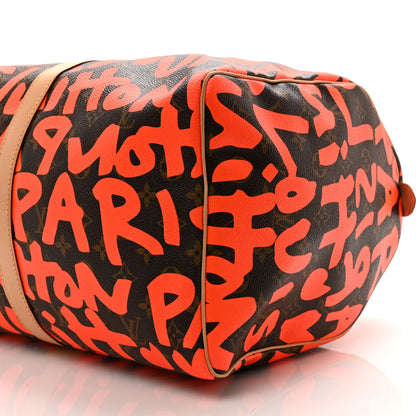 Louis Vuitton Monogram Graffiti Keepall 50 Orange 9 of 9
