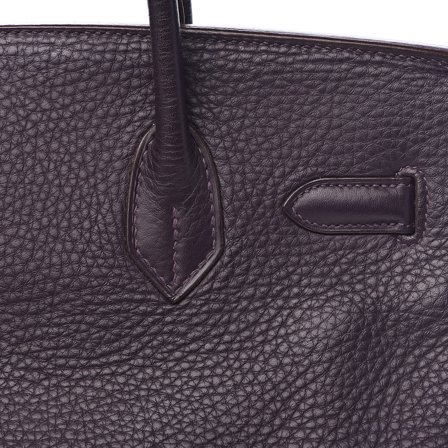 Taurillon Clemence Birkin 30 Raisin