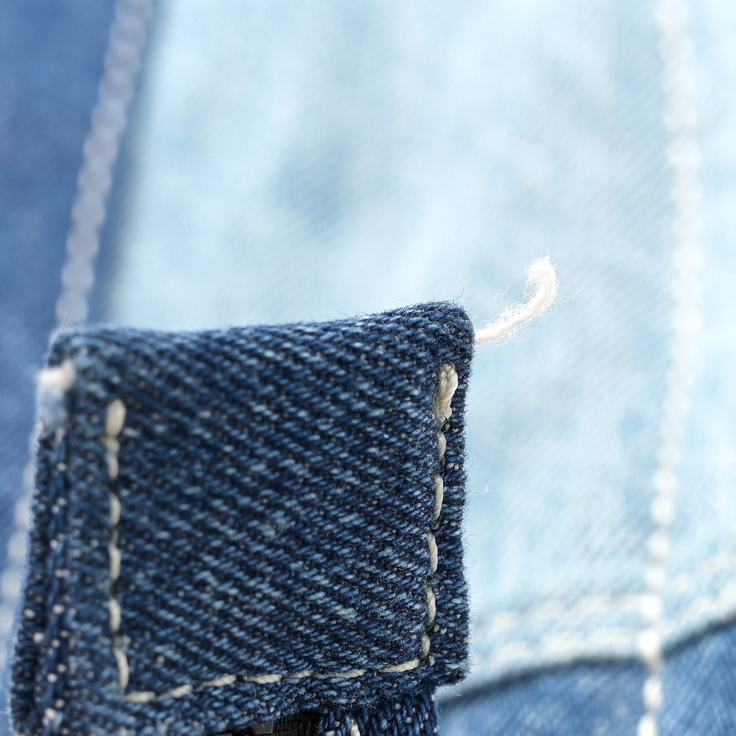 Denim Canvas Medium The Tote Bag Blue