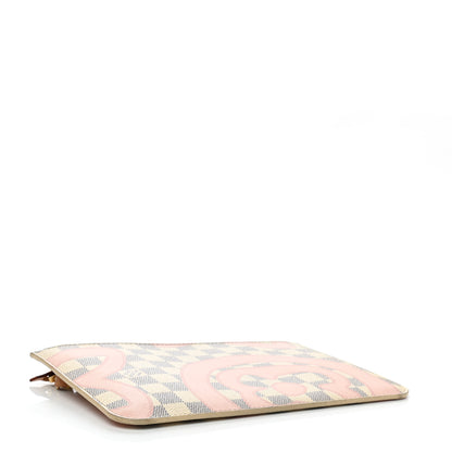 Louis Vuitton Damier Azur Tahitienne Neverfull MM GM Pochette 4 of 8