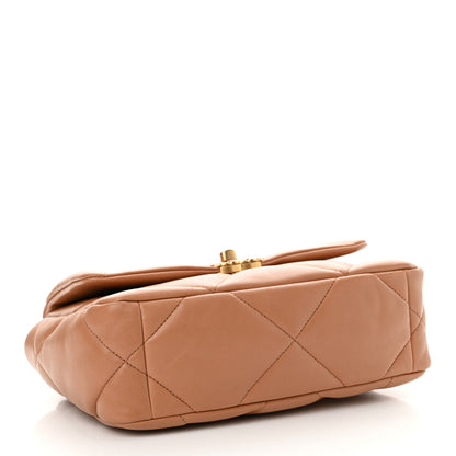 Chanel Lambskin Quilted Medium Chanel 19 Flap Brown 4 of 11