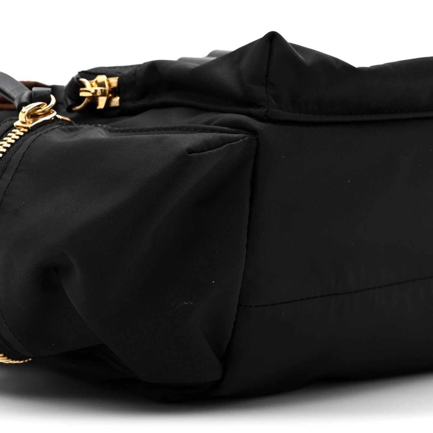 Nylon Medium Rucksack Backpack Black