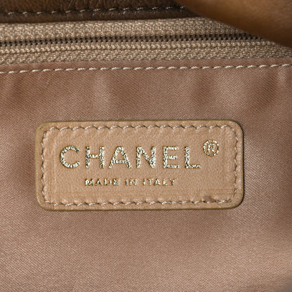 Chanel Calfskin Bubble Quilt Accordion Flap Brown 6 of 10