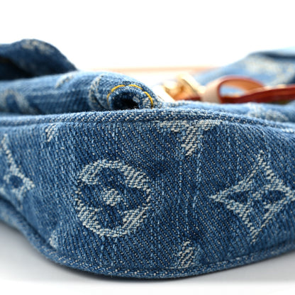 Louis Vuitton Monogram Pochette Accessories Cargo  Blue Denim 8 of 10