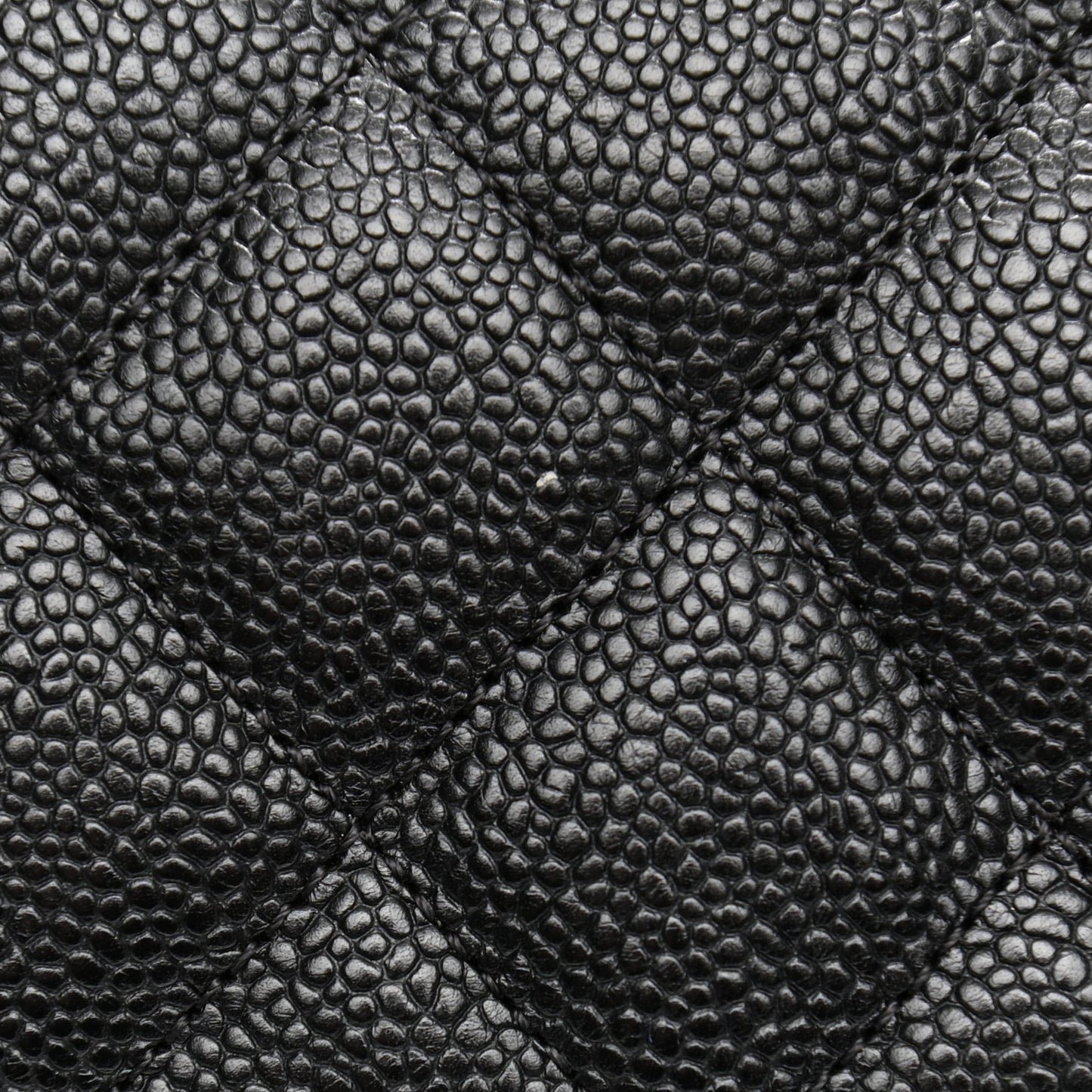 Caviar Quilted Medium French Riviera Flap Black