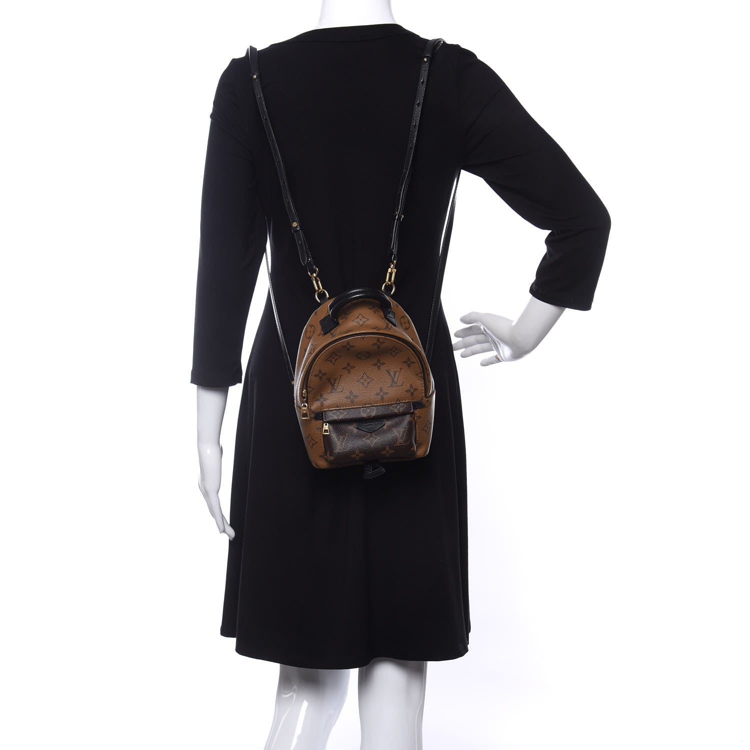 Louis Vuitton Reverse Monogram Palm Springs Backpack Mini 2 of 9