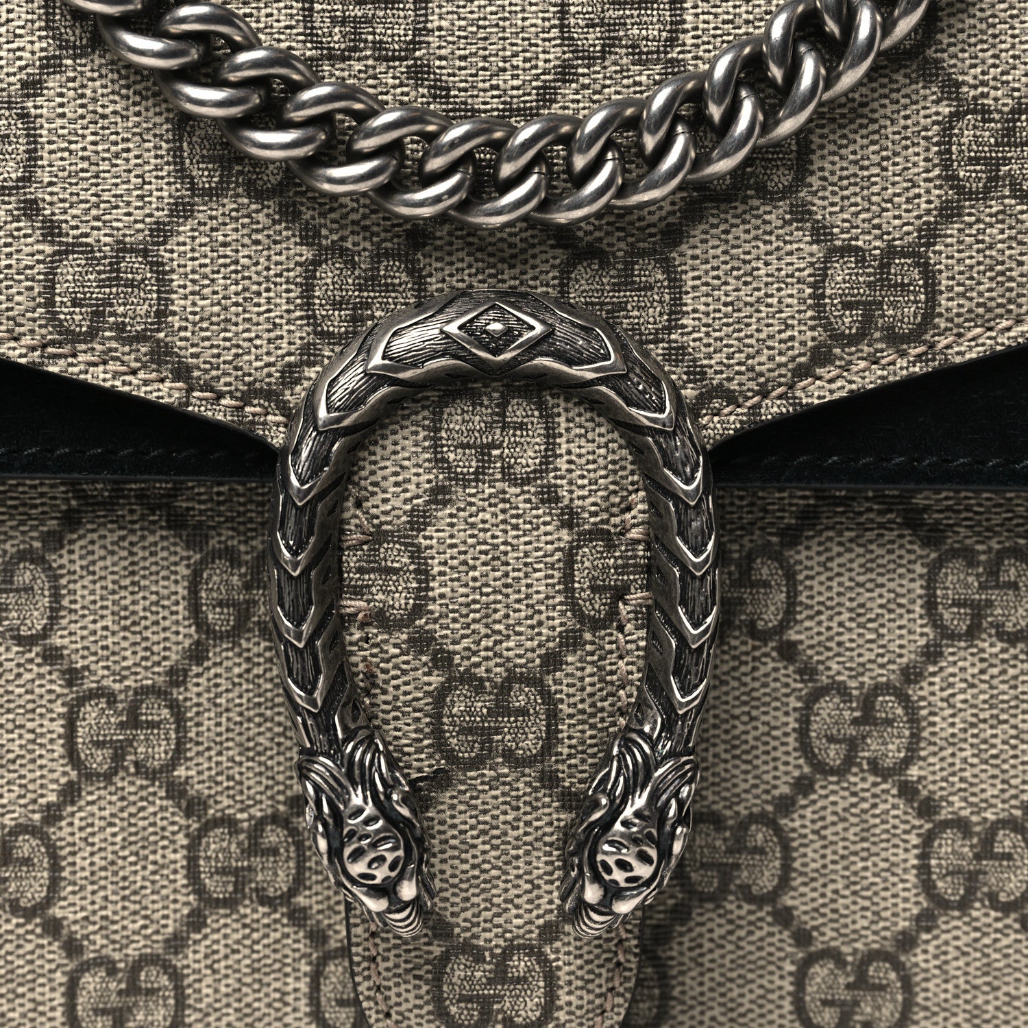 Gucci GG Supreme Monogram Mini Dionysus Shoulder Bag Black 15 of 19