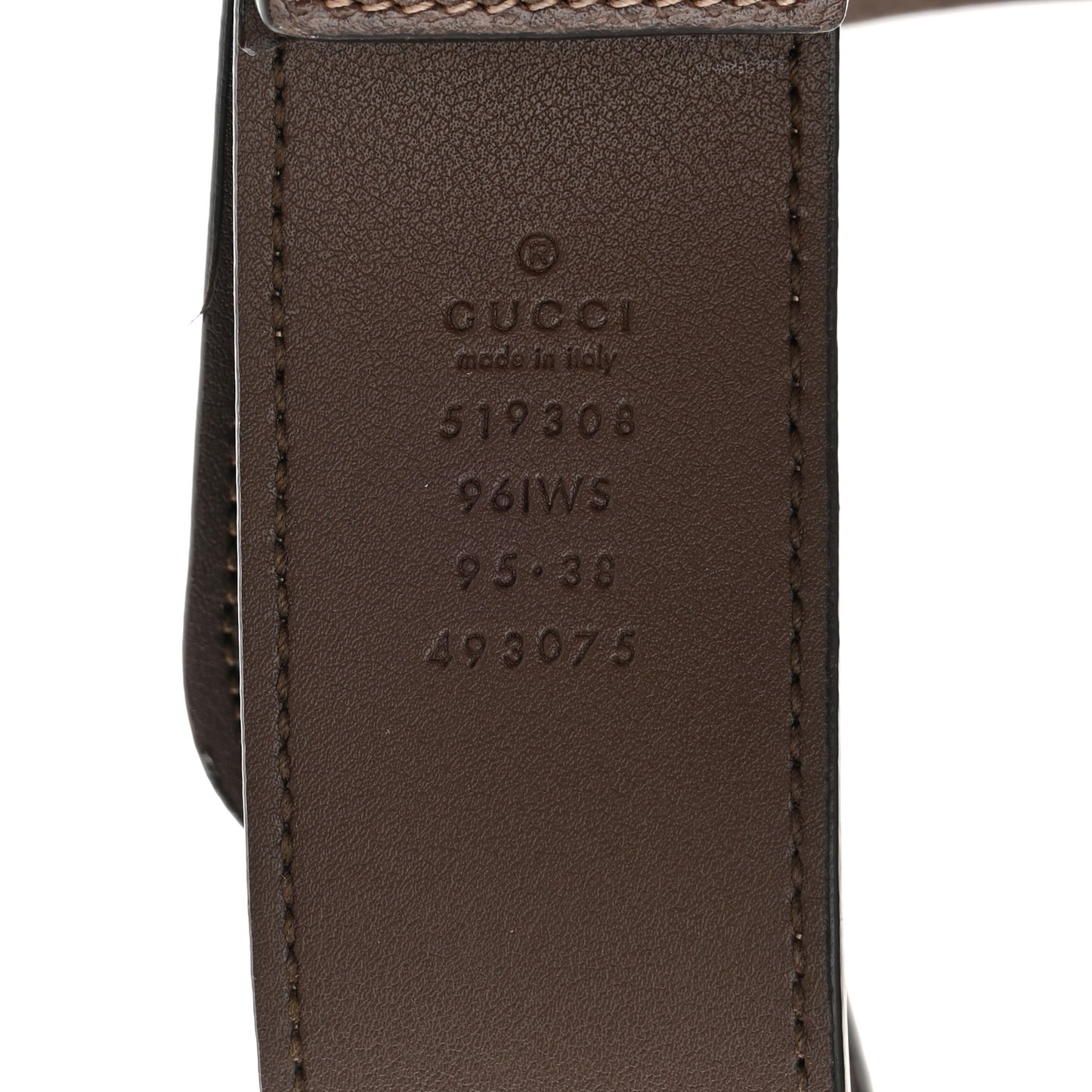 GG Supreme Monogram Ophidia Belted iPhone Case 95 38 Dark Brown