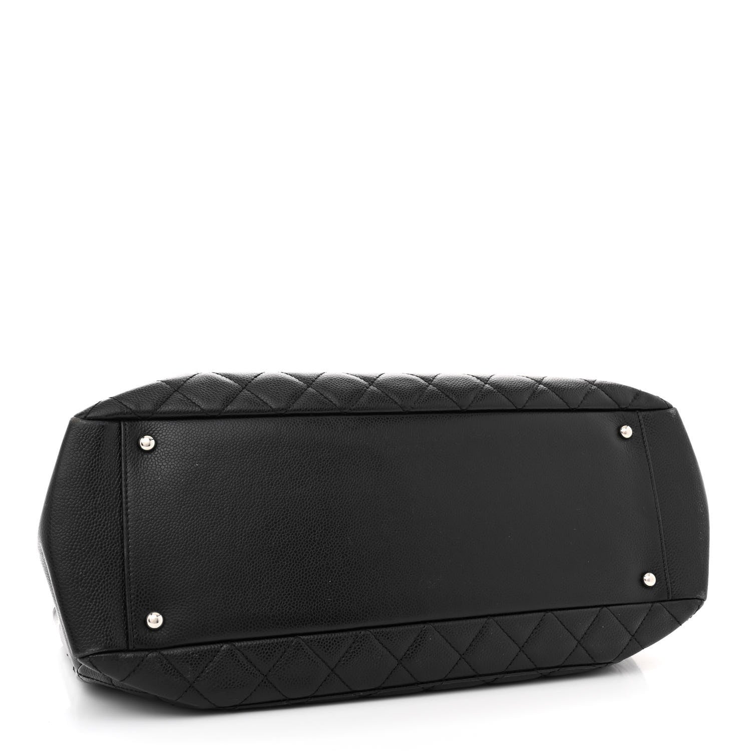 Chanel Caviar Quilted XL Grand Shopping Tote GST Black 4 of 17