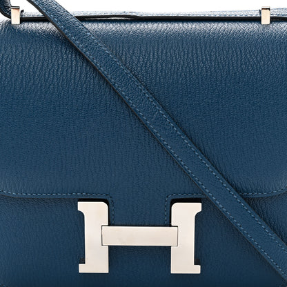 Hermes Chevre Mysore Verso Constance 18 Bleu De Prusse Vert Verone 8 of 11