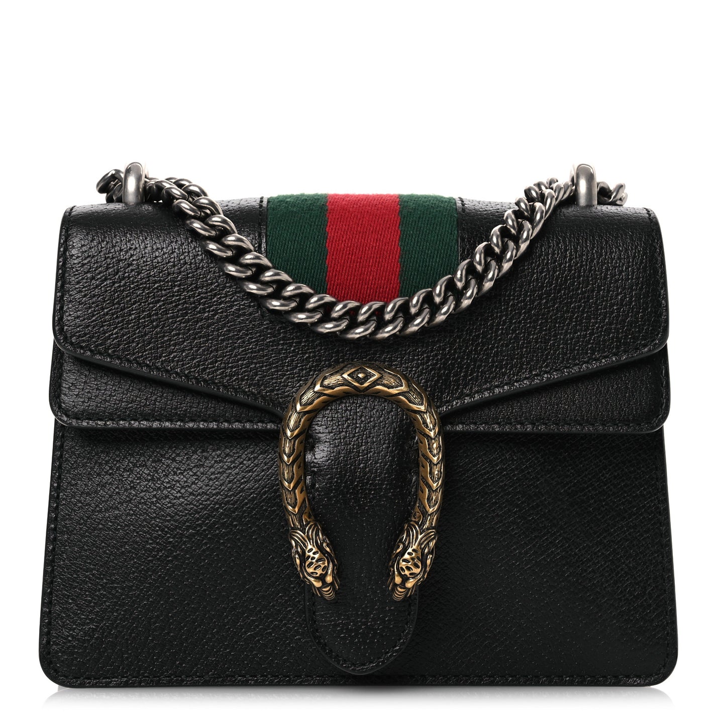 Calfskin Web Mini Dionysus Shoulder Bag Black