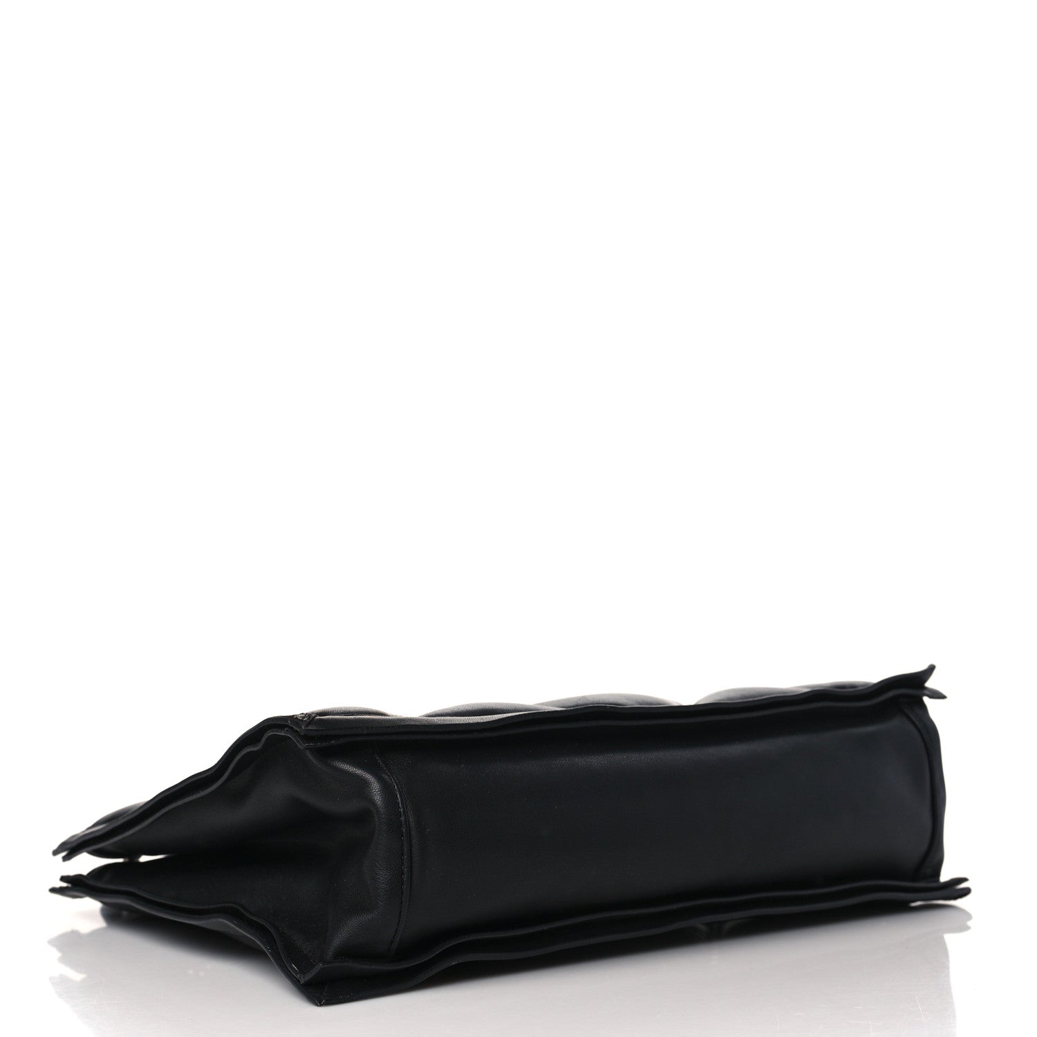 Salvatore Ferragamo Calfskin Studded Viva Bow Tote Black 4 of 9
