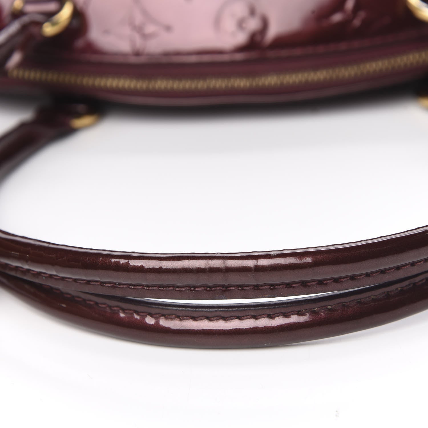 Louis Vuitton Vernis Sherwood PM Amarante 9 of 14