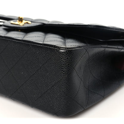 Chanel Caviar Quilted Jumbo Double Flap Black 10 of 10