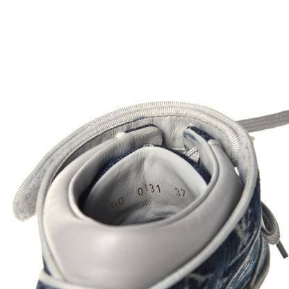 Louis Vuitton Monogram Denim Acapulco Sneakers 37 Blue 9 of 9