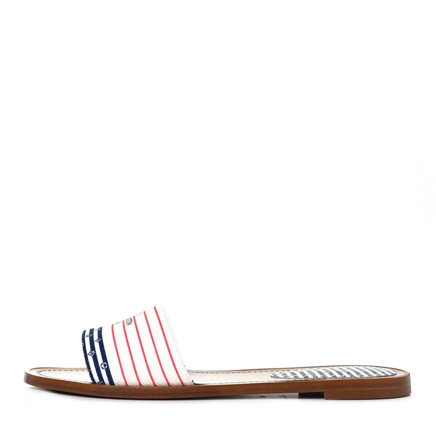 LV Escale Lock It Flat Mule 40 Blue
