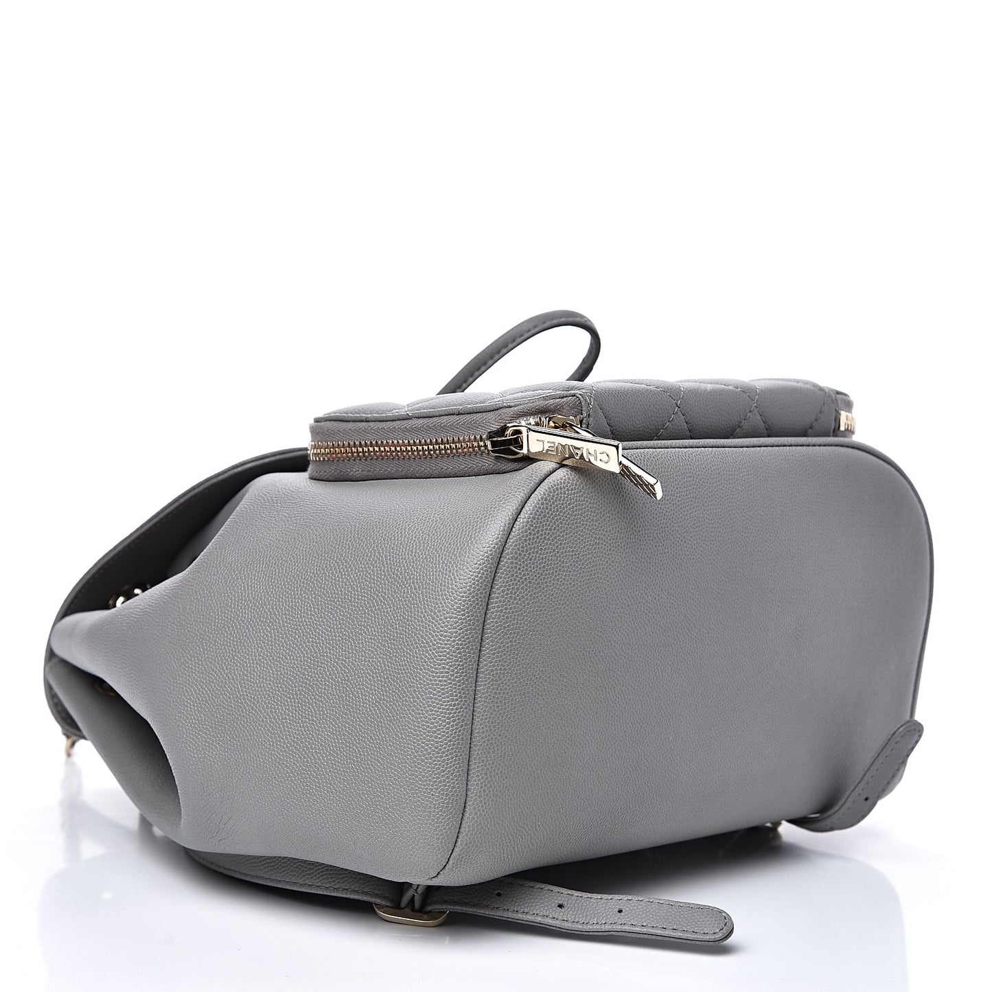 Caviar Quilted Business Affinity Backpack Grey