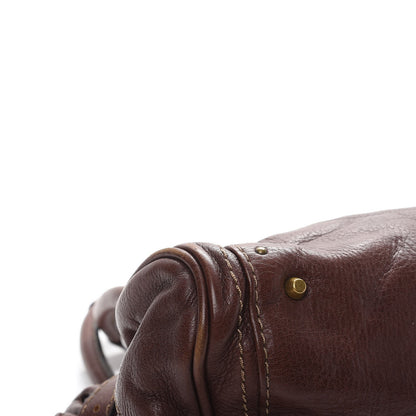 Chloe Calfskin Paddington Satchel Chocolate 12 of 14