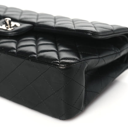 Chanel Lambskin Quilted Medium Double Flap Black 10 of 10