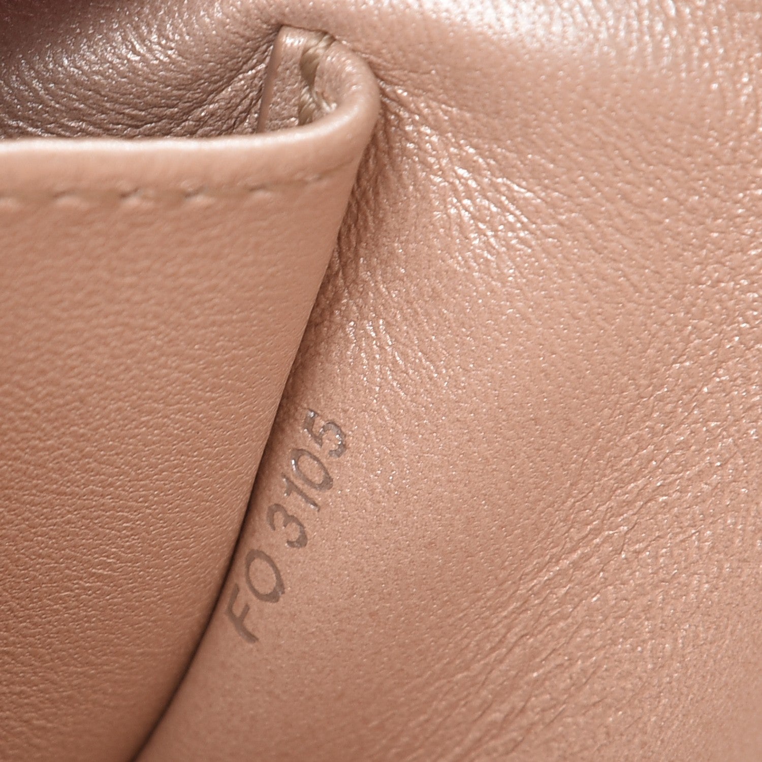 Louis Vuitton Lambskin Malletage GO-14 PM Champagne 8 of 9