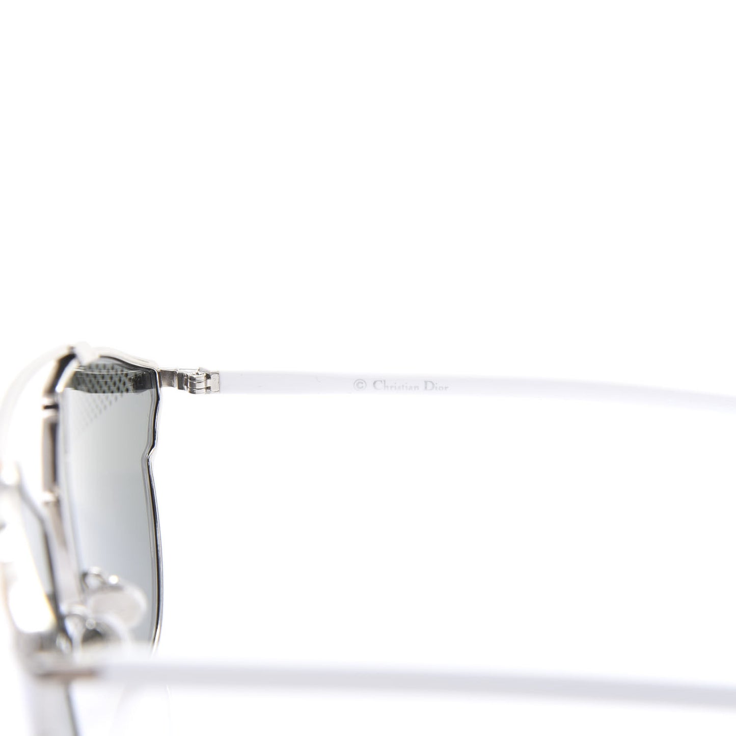 Studded So Real Sunglasses Silver White