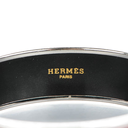 Hermes Enamel Printed Wide Alphabet Russe Bracelet 70 4 of 5