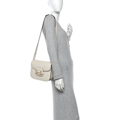 Gucci Azalea Calfskin Horsebit 1955 Shoulder Bag Mystic White 2 of 13