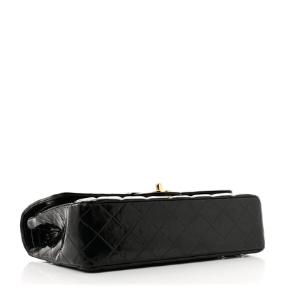Chanel Patent Quilted Medium Double Flap Black 4 of 11