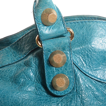 Balenciaga Agneau Giant 21 Gold Hardware City Turquoise 10 of 15