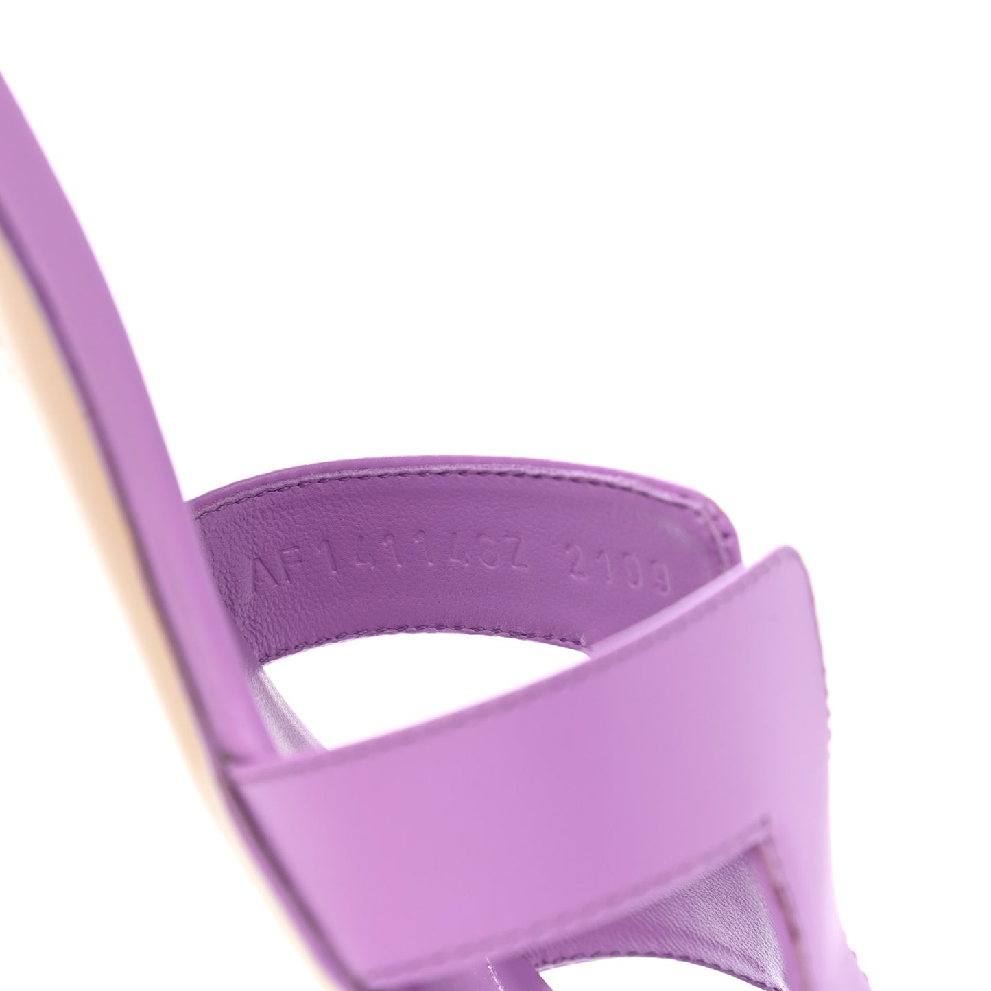 Calfskin Oasis Sandals 38 Violet