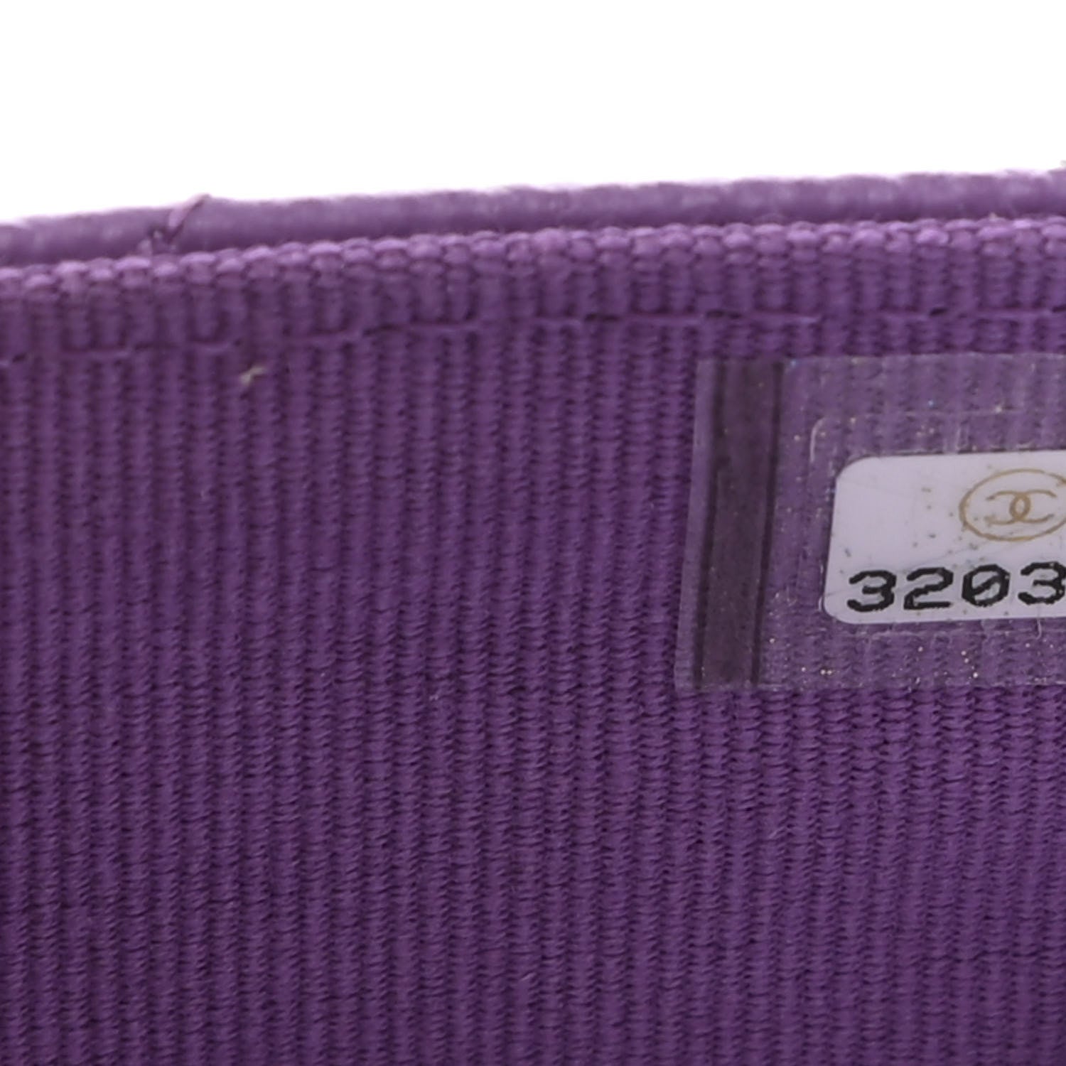 Chanel Caviar Quilted Medium Gusset Flap Wallet Purple 8 of 9