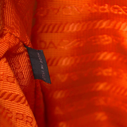 Prada Saffiano Lux Large Tote Papaya 13 of 17