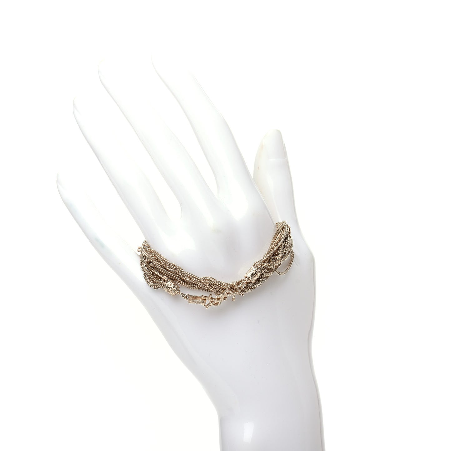 Lou Lou Twisted Chains Bracelet Gold