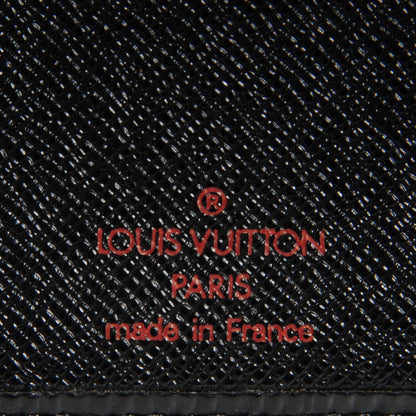 Louis Vuitton Epi French Purse Wallet Black 6 of 8
