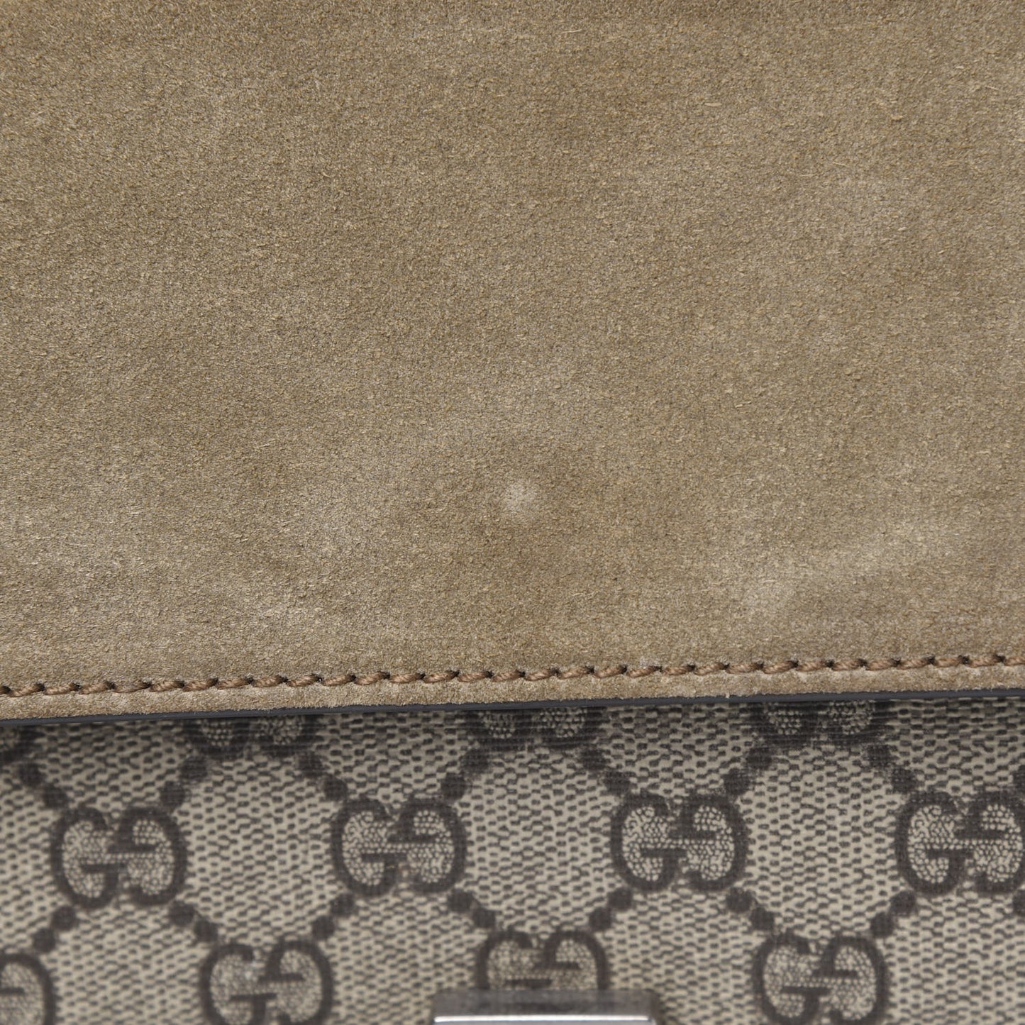 GG Supreme Monogram Mini Dionysus Shoulder Bag Taupe