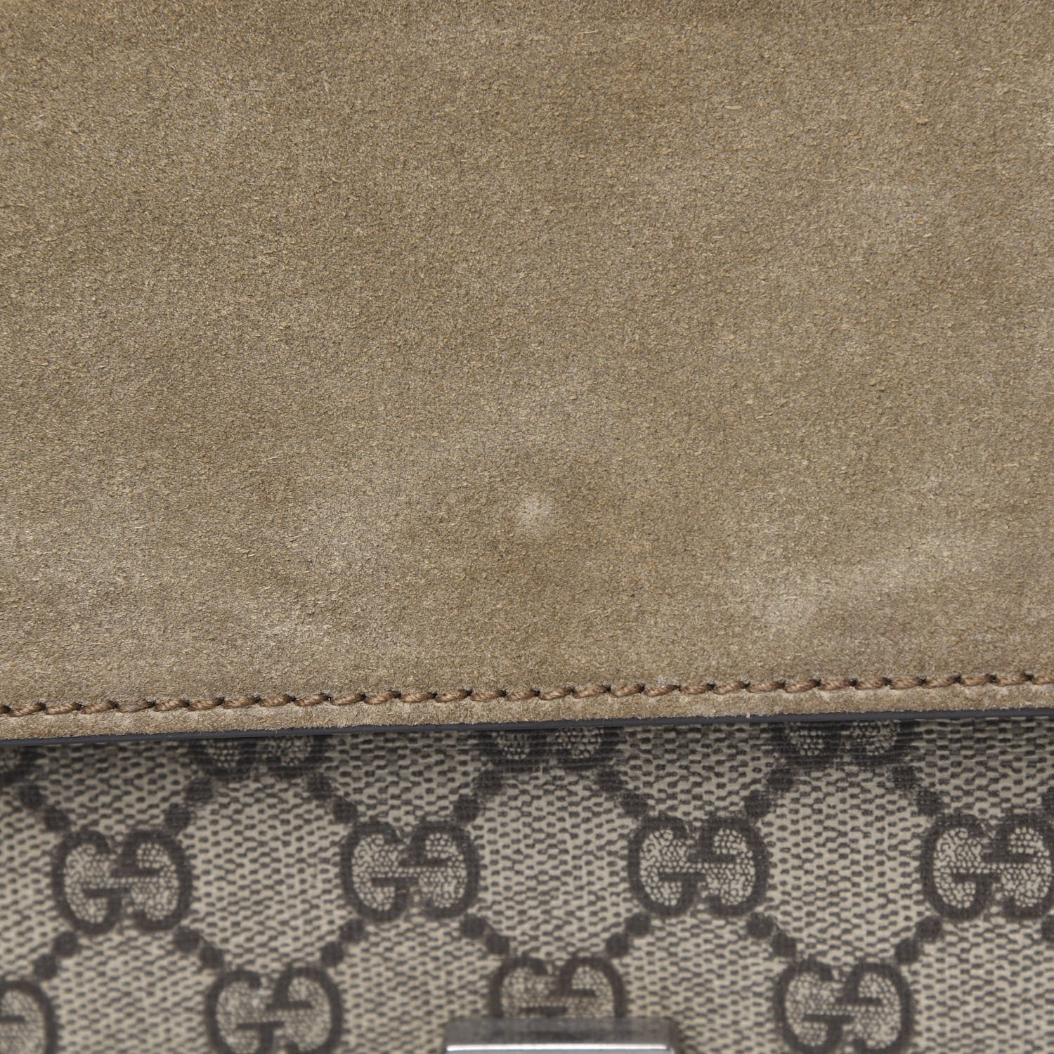 Gucci GG Supreme Monogram Mini Dionysus Shoulder Bag Taupe 12 of 12