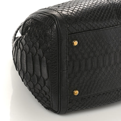 Gucci Snakeskin Large GG Running Tote Black 7 of 17