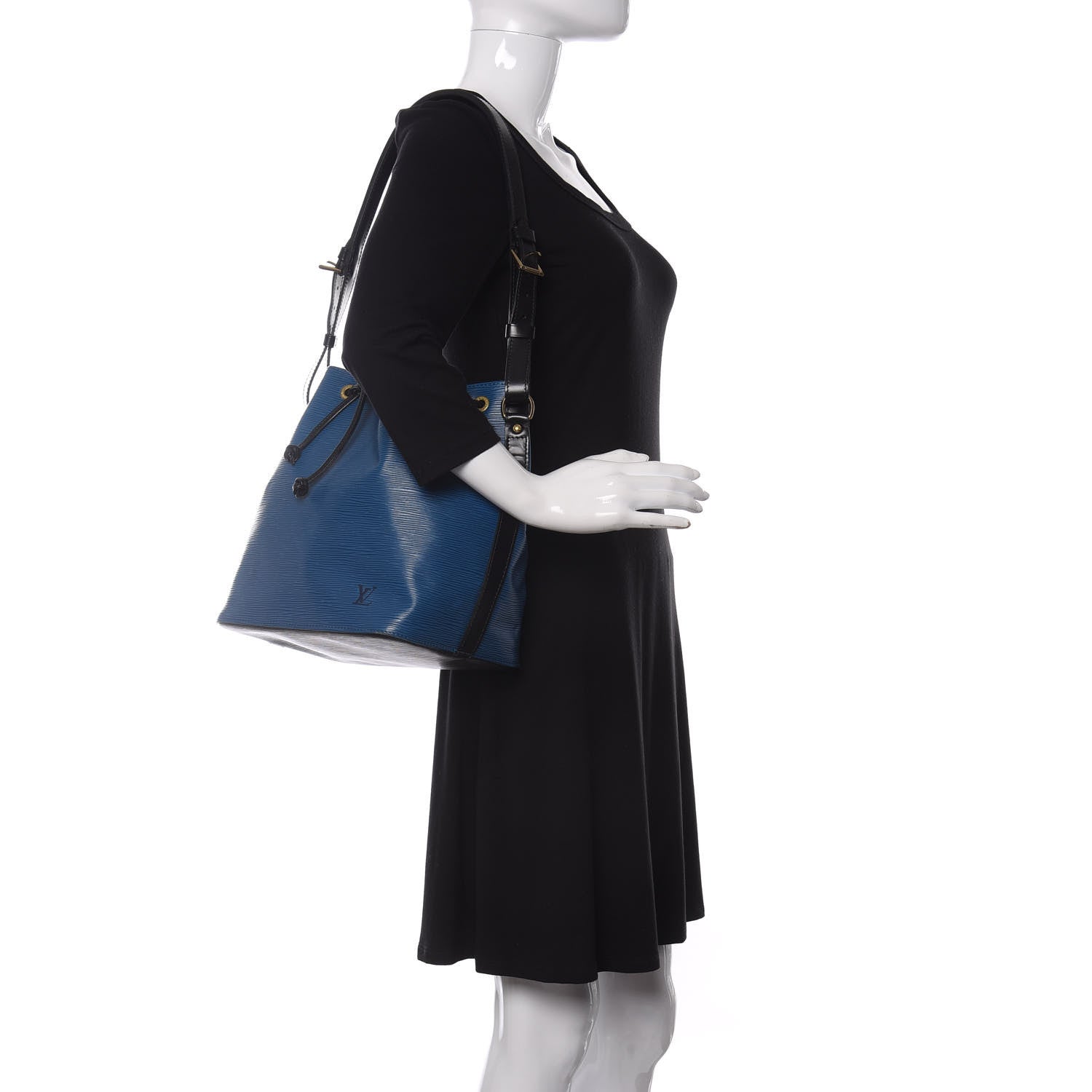 Louis Vuitton Epi Petit Bi-Color Noe Toledo Black 2 of 13